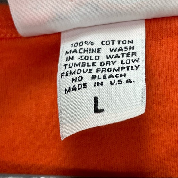 Vintage y2k SPY OPTIC orange glitter t shirt - Picture 5 of 8